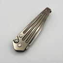 Medford Knife Nosferatu Auto Tumbled Handles w/ Stonewashed Hardware/Clip & Stonewashed S45VN