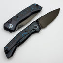Remette RT Steed Titanium w/ Blue Carbon Fiber Inlaid Handles & DLC M390 RTWS-BL