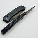 Remette RT Steed Titanium w/ Blue Carbon Fiber Inlaid Handles & DLC M390 RTWS-BL