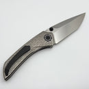 Poikilo Blade Tuna Standard 2 w/ Engraved Titanium Handles & Pearlescent Stonewash M398