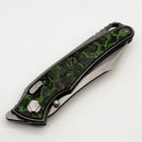 Hawk Designs Talon Jungle Wear Overlay Brightwashed Titanium Handles & Brightwashed M390