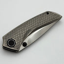 Poikilo Blade Tuna Standard 2 w/ Engraved Titanium Handles & Pearlescent Stonewash M398