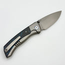 Remette RT Steed Titanium w/ Blue Carbon Fiber Inlaid Handles & M390 RTWS-TB