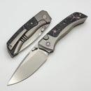 Remette RT Steed Titanium w/ Purple Carbon Fiber Inlaid Handles & M390 RTWS-TP