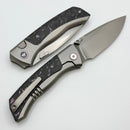 Remette RT Steed Titanium w/ Purple Carbon Fiber Inlaid Handles & M390 RTWS-TP