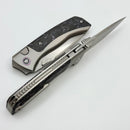 Remette RT Steed Titanium w/ Purple Carbon Fiber Inlaid Handles & M390 RTWS-TP
