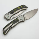 Blemish Remette RT Steed Titanium w/ Yellow Carbon Fiber Inlaid Handles & M390 RTWS-TY