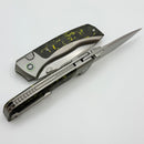 Remette RT Steed Titanium w/ Yellow Carbon Fiber Inlaid Handles & M390 RTWS-TY