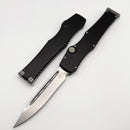 One Per Household Microtech Marfione Select Halo VII Black Handle w/ Stonewash Clip Point M390MK 1350-10MS1