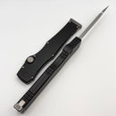 One Per Household Microtech Marfione Select Halo VII Black Handle w/ Stonewash Clip Point M390MK 1350-10MS1