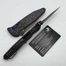 Marfione Select Microtech Socom Ram-Lok Purple Haze Carbon Fiber Handles & DLC Spear Point M390MK NCB Exclusive 160RLS-1DLCTSMS1