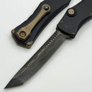 Microtech Marfione Select Halo IV Black Handle w/ Baker Forge Coppermai Damascus Tanto 1151-16MS1