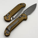 Microtech Knives LUDT Ram-Lok w/ Tan Frag Handle & Apocalyptic Drop Point 1135RL-10APFRTA