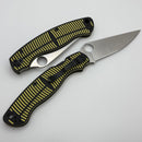 Spyderco Knives Military 2 Black/Yellow G-10 & MagnaCut C36GBKYLMCP2