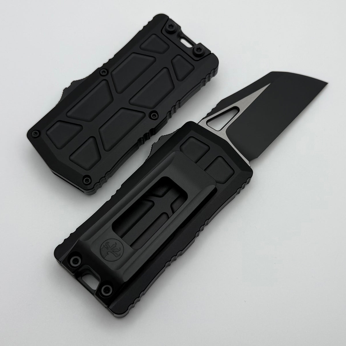mimitech ミミテックII SS-2 本体 Microtech Exocet II Tactical Black Aluminum Handle & Black Wharncliffe