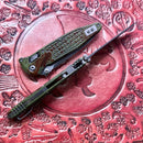 Microtech Socom Ram-Lok Outbreak Aluminum Frag Handles & T/E M390MK 161RL-1FROBS