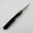 We Knife Trogon Black Titanium & Damascus WE22002B-DS1 (Consignment)