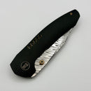 We Knife Trogon Black Titanium & Damascus WE22002B-DS1 (Consignment)
