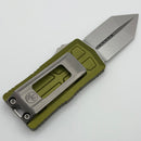 Microtech Exocet II w/ OD Green Aluminum Handle & Stonewashed Spartan M390MK 1155-10OD
