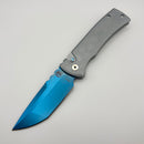 Chaves Pro-Tech Redencion 229 Auto w/ Spiral Stipple Handle & Sapphire Blue Tanto S35VN (Consignment)