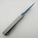 Chaves Pro-Tech Redencion 229 Auto w/ Spiral Stipple Handle & Sapphire Blue Tanto S35VN (Consignment)
