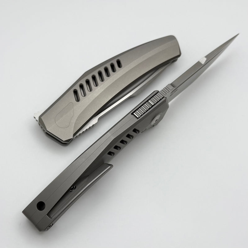 Tashi Bharucha Small Krypton w/ Lee Williams KickSTOP Titanium Handle & Elmax