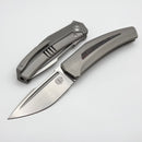 Tashi Bharucha Small Krypton w/ Lee Williams KickSTOP Titanium Handle w/ Red Dark Matter Inlay & Elmax