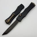 Microtech Marfione Select Halo IV Black Handle w/ Baker Forge Coppermai Damascus Tanto 1151-16MS1