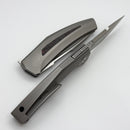 Tashi Bharucha Small Krypton w/ Lee Williams KickSTOP Titanium Handle w/ Red Dark Matter Inlay & Elmax