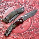 Microtech Amphibian RAM LOK Outbreak Fluted Aluminum w/ Serrated M390MK 137RL-2FLOBS