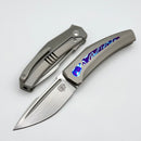 Tashi Bharucha Small Krypton w/ Lee Williams KickSTOP Titanium Handle w/ Timascus Inlays & Elmax