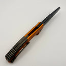 Fox Chronos Orange Aluminum Handles w/ PVD Magncaut Blade (Consignment)