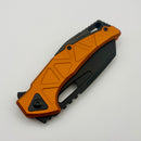 Fox Chronos Orange Aluminum Handles w/ PVD Magncaut Blade (Consignment)