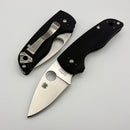 Discontinued Spyderco Lil' Native Black G-10 Non-Locking w/ S30V Blade C230NLGP