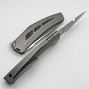 Tashi Bharucha Large Krypton w/ Lee Williams KickSTOP Titanium Handle w/ Red Dark Matter Inlays & Elmax