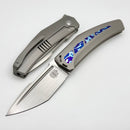 Tashi Bharucha Large Krypton w/ Lee Williams KickSTOP Titanium Handle w/ Timascus Inlays & Elmax