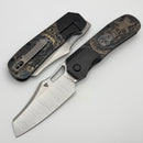 Tuya Knife ION Echelon Laser Engraved Titanium Handle w/ M390