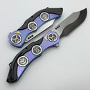 Tuya Knife Boz Prototype Circuit Board Titanium Handle with M390 Blade