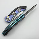 Tuya Knife Boz Prototype Circuit Board Titanium Handle with M390 Blade