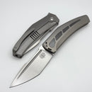 Tashi Bharucha Large Krypton w/ Lee Williams KickSTOP Titanium Handle w/ Zirconium Inlays & Elmax