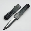 Heretic Knives Manticore E Stealth Gray Cel Shade Grenade Grip w/ Recurve MagnaCut H029F-CS-GRY