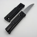 Reate EXO-Performance Gravity Knife Black Diamond Pattern Handle w/ Stonewashed Nitro-V & Satin Saw Blade