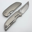 Dalibor Bergam Arrakis w/ Titanium Polish Stonewash Integral Handle & Satin S90V One Per Household