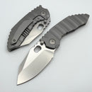 Dalibor Bergam Draco w/ Milled Titanium Integral Handle & Polish Stonewash S90V One Per Household