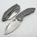 Dalibor Bergam Draco w/ Milled Titanium Integral Handle & Satin S90V One Per Household