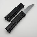 Reate EXO-Performance Gravity Knife Black Stripe Pattern Handle w/ Stonewashed Nitro-V & Satin Saw Blade