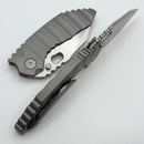 Dalibor Bergam Draco w/ Milled Titanium Integral Handle & Satin S90V One Per Household