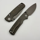 Vosteed Porcupine Ti Slim S90V Blade and Titanium Handle A4820