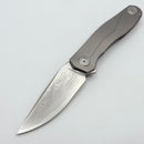 Uldanov Custom Knives R2 w/ Milled Titanium Handles & Lam-M398