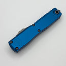 Microtech Ultratech Gen IV D/E Apocalyptic Double Full Serrated w/ Blue Handle 11224-D12APBL